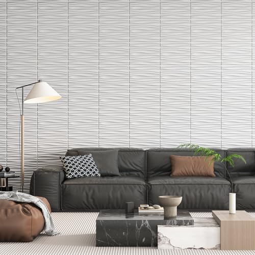 Art3d PVC Wavy Textured 3D Wall Panels, 15.7 x 11.8 Inch - Image 5