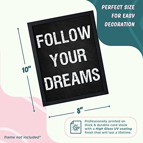 L&O Goods Motivational Wall Decor – Set of 6 | Inspirational 8×10 Glossy Poster - Image 3