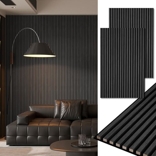 Art3d 48 x 24 in Fluted Soundproof Wood Slat Wall Panel by Art3d