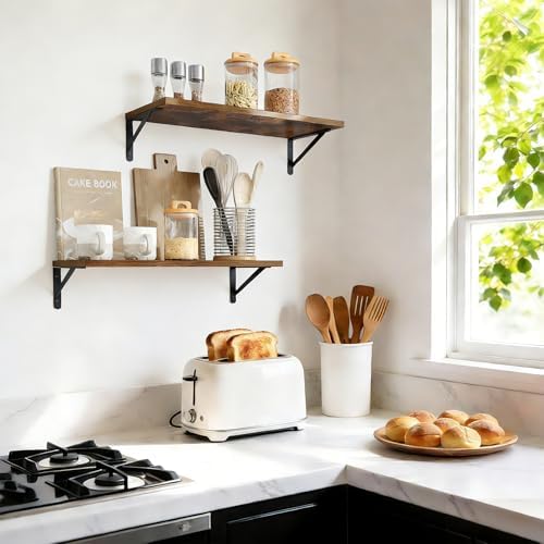 Fixwal 2pcs 10 in Deep Floating Shelves - Image 7
