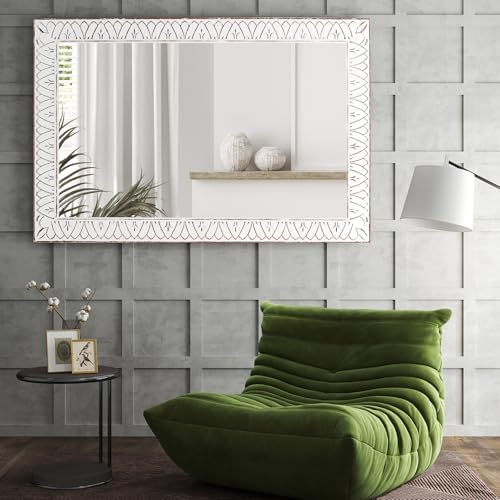 36x24 Inch Farmhouse Rectangle Wall Mirrors - Image 2