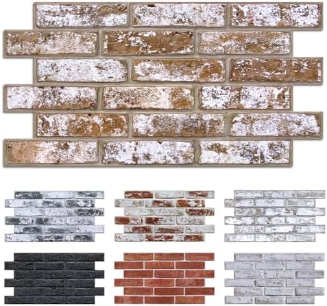 Commomy Faux Brick 3D Wall Panels by CommomyDecor