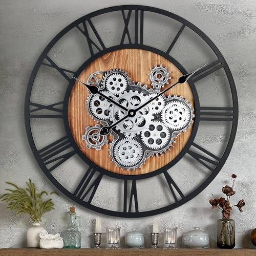 Lafocuse 23 Inch Steampunk Large Wall Clock by VisiteLafocuse
