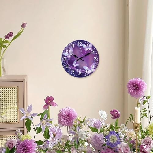 Butterfly Wall Clocks Battery Operated 14 Inch - Image 2