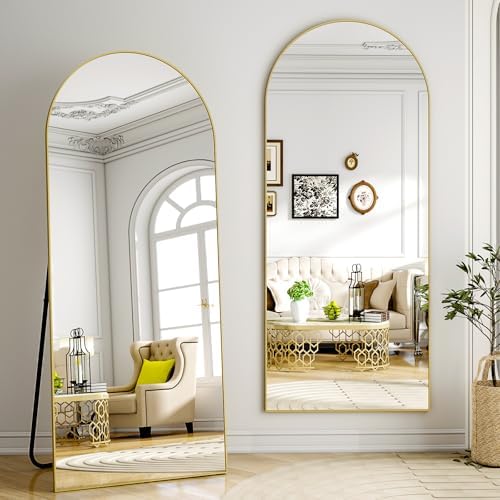 Arched Full Length Mirror 59"x16" Leaning Hanging - Image 6