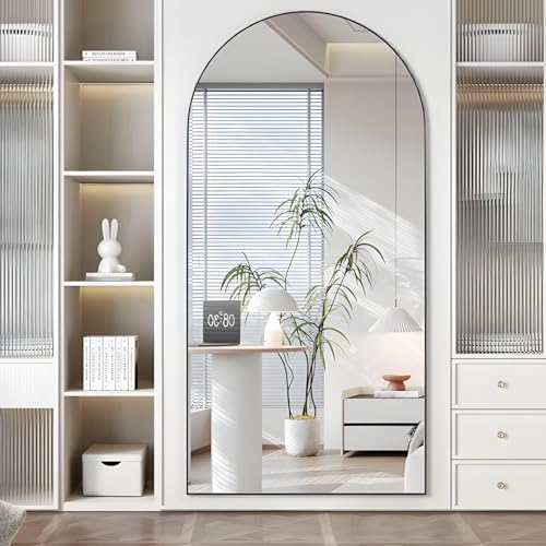 Arch Full Length Mirror Arched Floor Mirror 76"x34" - Image 4