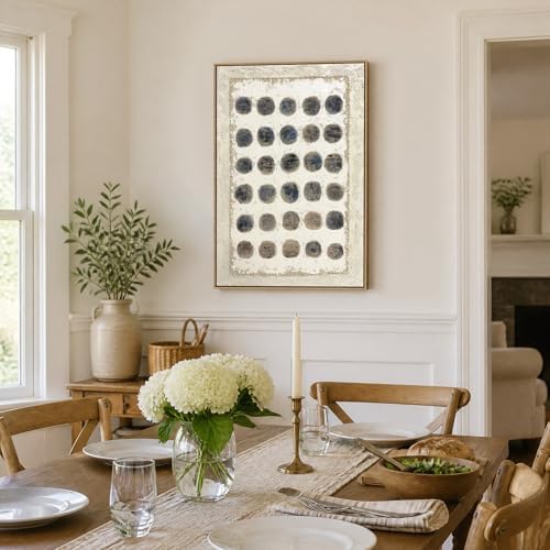SAFERRYHOME Abstract Hand Painted Neutral Wall Art - Image 5