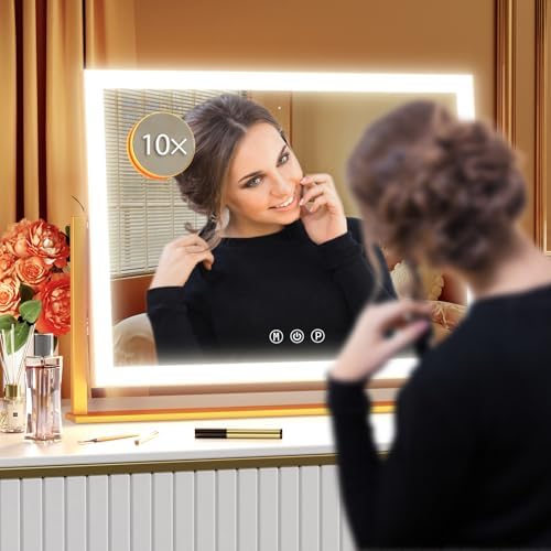 Gvnkvn Lighted Makeup Mirror, 17.3"x13" Hollywood Vanity Mirror - Image 2