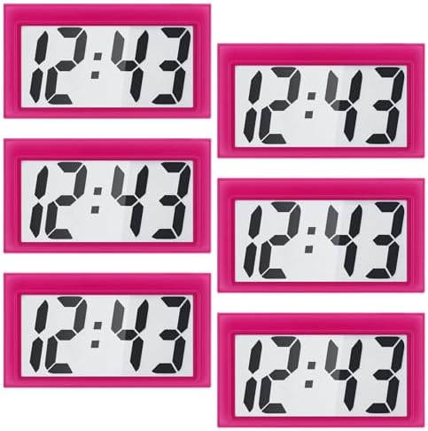 Frienda 6 Pieces Mini Small Digital Clock Stick On by Frienda