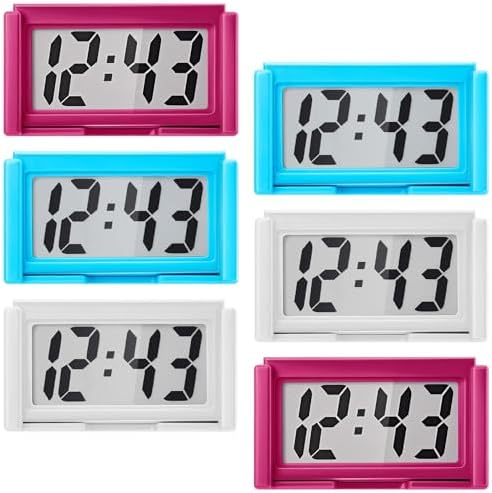 Frienda 6 Pieces Mini Small Digital Clock Stick On by Frienda