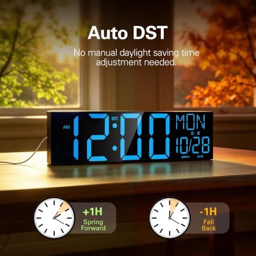 JALL 30" Massive Digital Wall Clock - Image 4