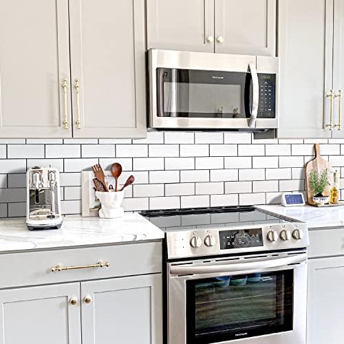 STICKGOO Peel and Stick Backsplash on Subway Tile, Glossy White - Image 2