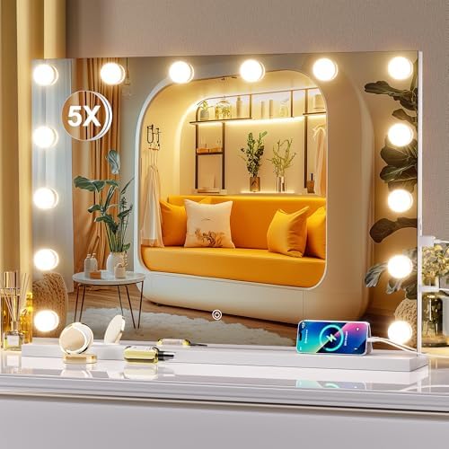 Hasipu Hollywood Vanity Mirror by Whatssuitableisthebest
