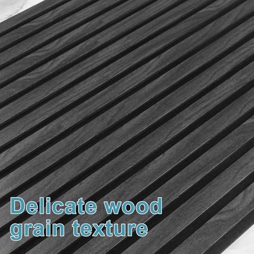 Wood Slat Acoustic Wall Panels, 4 Pack, 47.2 x 23.6 in - Image 6