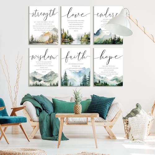 Sacubee 6 Pack Acoustic Christian Art Panels 12" x 16" - Image 5