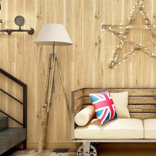 Yun-aeon Wood Peel and Stick Wallpaper 17.7” ×480” Grain Contact Paper - Image 2