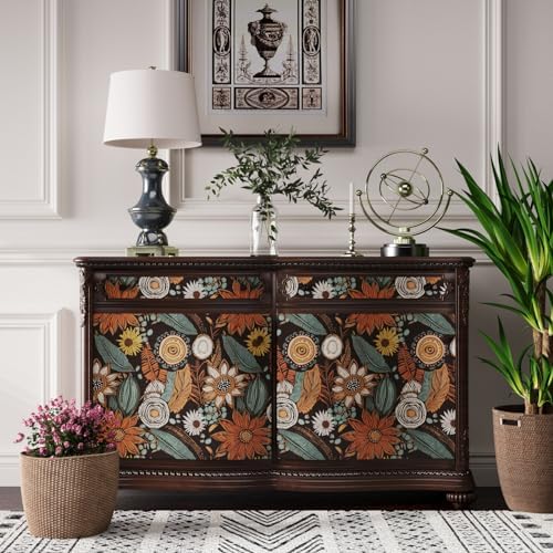 Laatse Boho Wallpaper Peel and Stick 17.5"x393" - Image 2