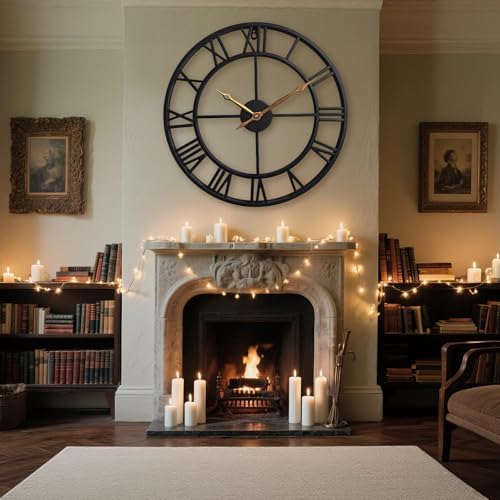 36 Inch Extra Giant Oversized Roman Numerals Large Wall Clocks - Image 3