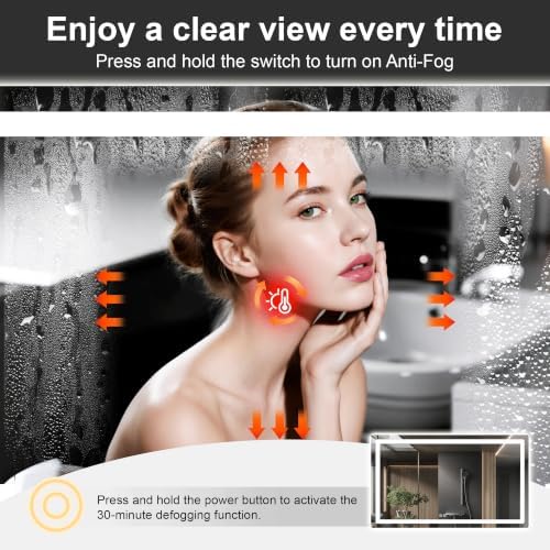 TRAHOME LED Bathroom Vanity Mirror - Image 2