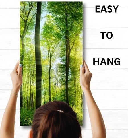 Forest Canvas Wall Art, 24x24 Tree Landscape Picture 2 Piece Set - Image 6