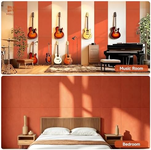 Acoustic Wall Panels, Peel and Stick, 47.2"x23.6", 4 Pack - Image 6