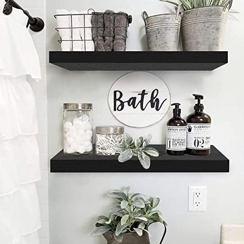 QEEIG Bathroom Long Floating Shelves - Image 2