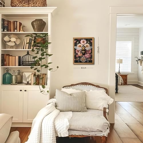 Framed Vintage 3D Textured Wall Art - Image 3