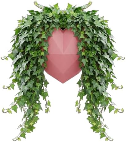 Heart-Shaped Self-Watering Wall Planter by Unknown