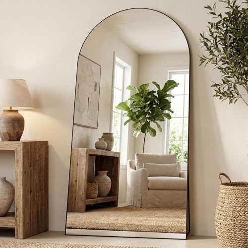 Antok 81" x41” Arched Full Length Mirror, Floor Mirror - Image 2