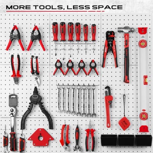320PCS Pegboard Accessories Kit, Pegboard Hooks Assortment - Image 7
