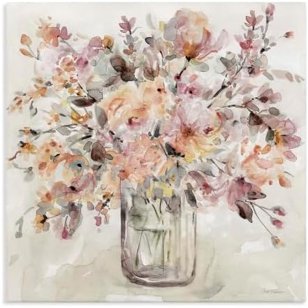 Stupell Industries Floral Watercolor Bouquet, 36 x 36 Inch Canvas Wall Art by StupellIndustries