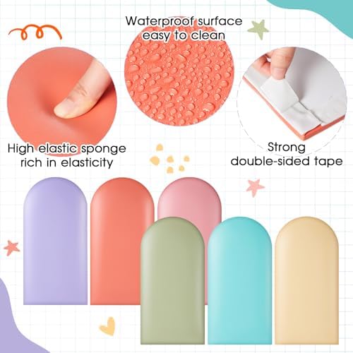 Jetec 6 Pcs Kids Wall Padding Panels, 1.18 Inch Thick Foam Wall Protector - Image 3