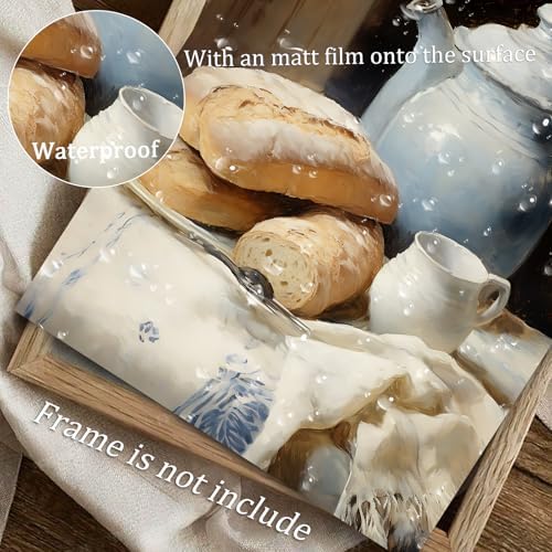 uniro Vintage Kitchen Wall Art Prints - Image 4