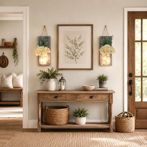 Modern Farmhouse Wall Decor Set of 2, Rustic Grey - Image 5