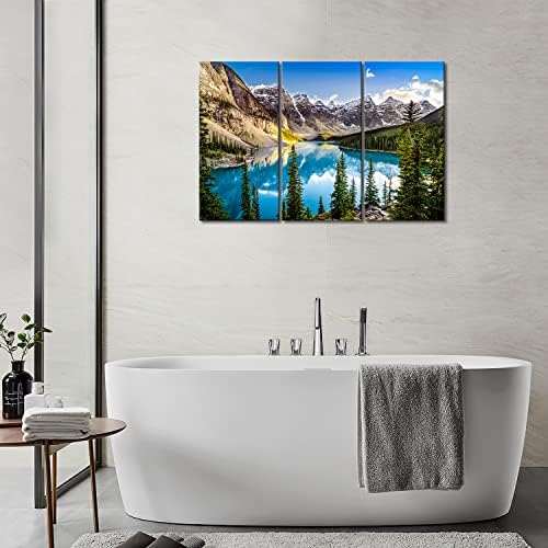 Mountain Wall Art Rocky Mountain 3 Pieces Colorado Snow Mountain National Park - Image 4