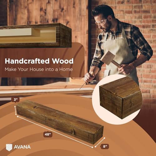 Avana Floating Fireplace Mantel - Image 2