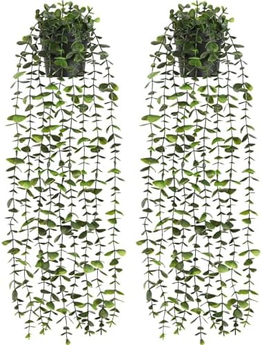 Waipfaru 2Pcs Fake Hanging Plants by Waipfaru