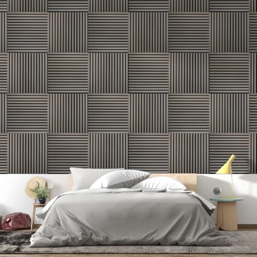 IZODEKOR Wood Acoustic Wall Panels 23.5"x23.5" - Image 5