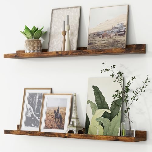 Picture Ledge Shelf, Floating Shelves by FLYJOE