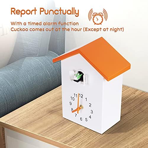 KEYPOWER Cuckoo Clock Cuckoo Wall Clock, Cuckoo Bird Voices Call, Design Clock - Image 5