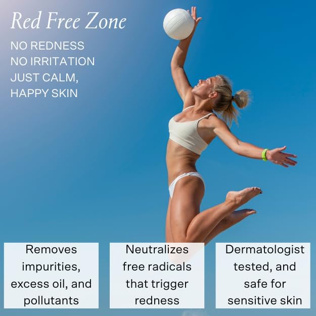 Detox & Soothe Face Mist with Hypochlorous Acid | Reduces Redness & Breakouts | pH Balance & Skin Cleansing for Active Lifestyles | TSA Approved, 2.7 oz | Clean Ingredients