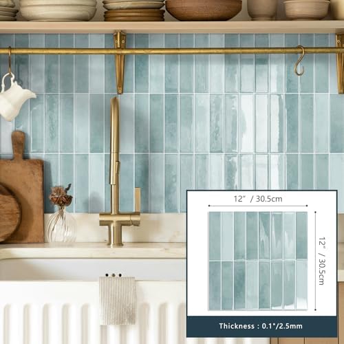 10 Sheets Upgraded Thicker Design Subway Tile Peel and Stick Backsplash - Image 5