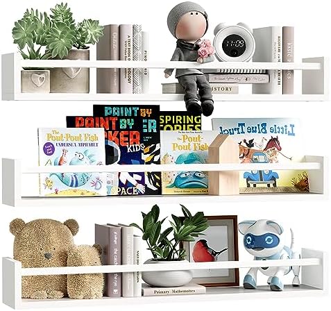 Fixwal Floating Nursery Book Shelves by Fixwal