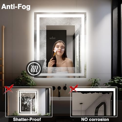 EchosLife 28"x36" LED Bathroom Mirrors - Image 6