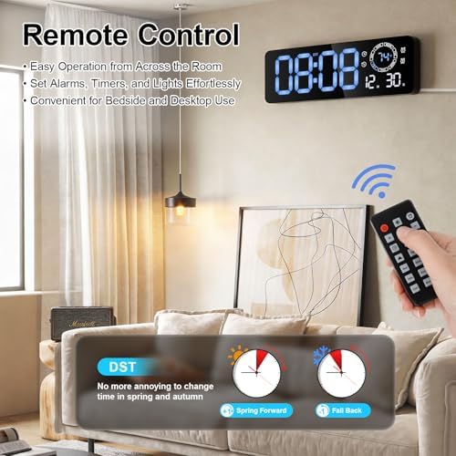 16-inch Jumbo Display Digital Clock - Image 5