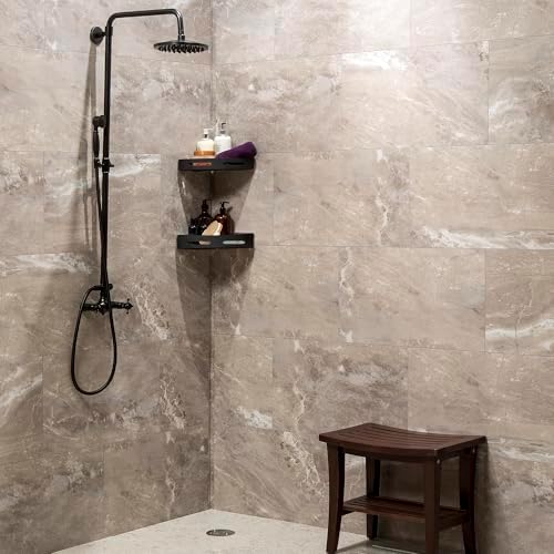 Palisade 25.6 in. x 14.8 in. Vinyl Wall Tiles in Venetian Marble - Image 4