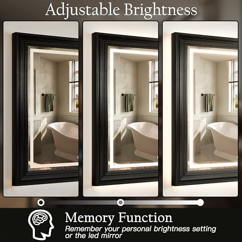 ROLOVE 24x35 Inch Antique Rectangle Wall Mirror - Image 6
