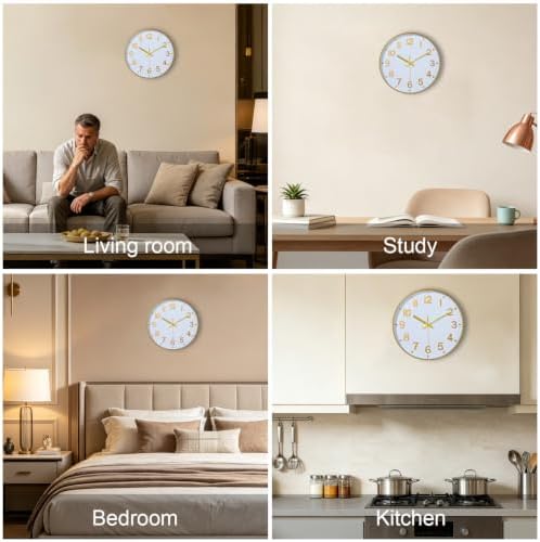 Wall Clocks Battery Operated, 14Inch Silent Wall Clock - Image 7