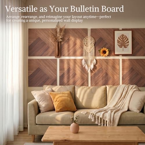 Acoustic Wall Panels, 8 Piece 23.62" X 23.62" Peel and Stick Wall Panels - Image 5