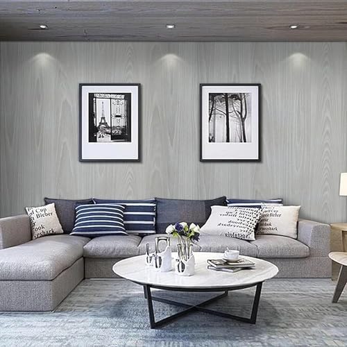 practicalWs Grey Wood Wallpaper Contact Paper Peel and Stick Modern - Image 7